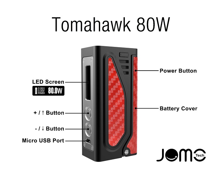 Tomahawk 80w Vape In Pakistan By Vapebazaar