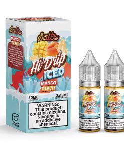 ICED Mango Peach Salt Nic By HI-DRIP Salts (30ml) 20mg/50mg