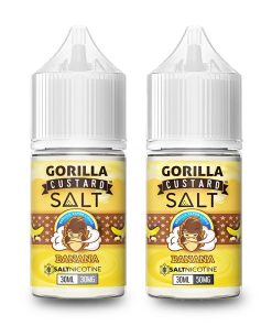 Gorilla Custard Nicotine Salts – BANANA 30ML,(30mg/50mg)