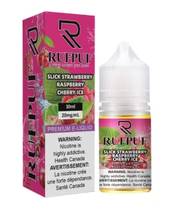 RufPuf Slick Strawberry Raspberry Cherry Ice Nic Salt – 30ml