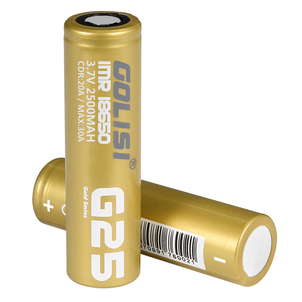 GOLISI G25 18650 Battery 2500mAh 20A CDR