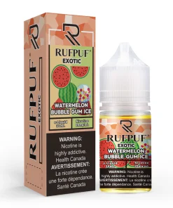 RufPuf Exotic Watermelon Bubble Gum Ice Nic Salt – 30ml