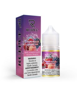 RufPuf Canadian Series Grape Peach Cherry Ice Nic Salt – 30ml